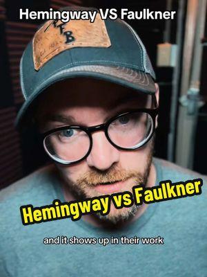 Ernie and Bill. Do you have a favorite? #literature #williamfaulkner #ernesthemingway #audiobooknarrator #classicliterature