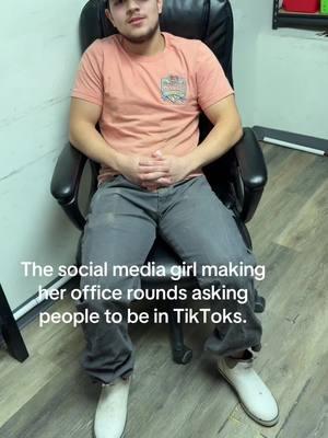 When the social media girl knows I’m always gonna say no to being in the TikTok but somehow i ended up making this one 😂 #NotToday #SocialMediaLife #WorkBuddies #Conradsparkville #fyp #Relatable 