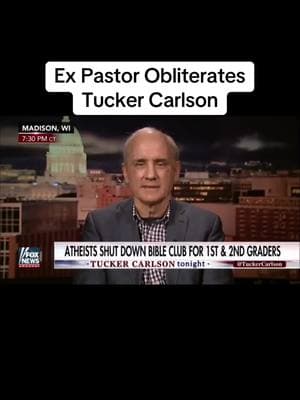 Dan Barker vs Tucker Carlson on religion✝️ #foryou #god #christiantok #atheisttok