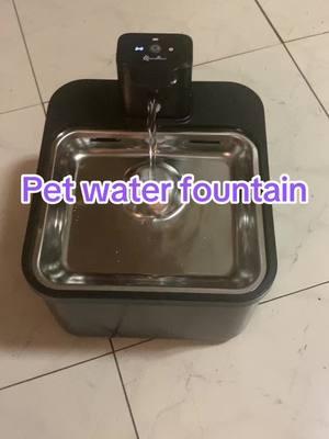 A constant flow of circulating water is better for your pets well-being#pet #PetsOfTikTok #water #petwaterfountain 