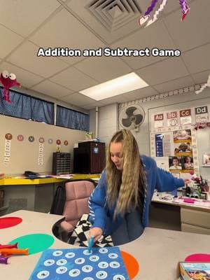 A favorite in my classroom!  @hand2mind  #teacher #teachersoftiktok #teachertok #teachers #teachertiktok #hand2mind #addition #subtraction #mathgame #firstgrade 