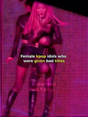 Female kpop idols who were given bad titles | ib: @drey | ‹ fan acc › | #giselleaespa #wonyoungive #winteraespa #umjiviviz #yunaitzy #jennieblackpink #fypp #kpopfacts 