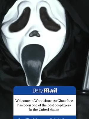 wow!! #scream #ghostface #ghostfacemask #ghostfacecostume #ghostfacecosplayer #screammovies #dailymail #woodsboro 