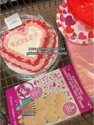 who needs boys anyway #galentines #galentinesparty #galentinespicnic #walmartheartcake #pinkaesthetic #girlythings #bsf #bsfgoals #ValentinesDay #vday 