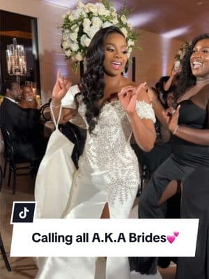 Calling all A.K.A Brides💕 • • #akas #alphakappaalpha #sorority #brides #bride #2025bride #akabride #videographer #videography #unleashedvizuals #fyp #explorepage #foryoupage 