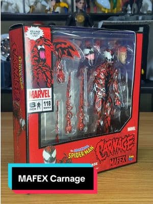 Thank you again to @Nerd Urbanity for sending this figure out my way. Been having a lot of fun posing this guy!  #marvel #marvelcomics #mafex #spiderman #venom #carnage #actionfigures #figtok #figtokcommunity #figtoker #marvellegendscommunity #fyp 