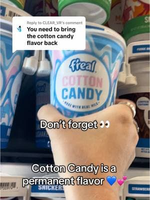 Replying to @CLEAR_VR hear us out, cotton candy is an underrated flavor 🗣️ #freal #frealmilkshake #fyp 