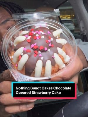 Nothing Bundt Cakes Chocolate Covered Strawberry Cake🍫🍓🍰 @Nothing Bundt Cakes #nothingbundtcakes #bundtcake #cake #chocolate #strawberry #chocolatecoveredstrawberries #dessert #dessertreview #sweet #ValentinesDay #valentines #tastetest #foodreview #Foodie #food #foodtiktok #FoodTok #tastetest #fyp 