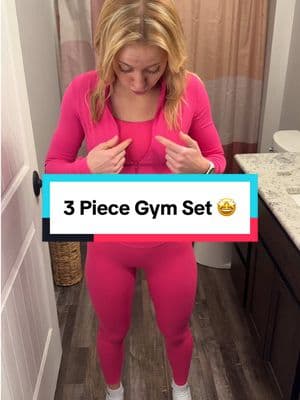 3 pieces for that price is such a good deal 😳 #3piece #3piecegymset #gymset #set #gymfit #gymoutfit #womensclothes #womensclothing #clothing #womensfashion #fashion #beauty #womens #clothes #OOTD #gym #lifting #viral 