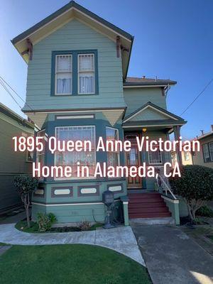 1895 Queen Anne Victorian home in Alameda, CA listed for $1,295,000 A true time capsule 😍 #alameda #alamedaca #alamedabayarea #alamedarealestate #alamedacalifornia #leavingsf #leavingsanfrancisco #bayareacheck #bayareatiktok #california #californiatiktok #alamedacounty #alamedacountyrealestate #solanocounty #sanfrancisco #sanfranciscobayarea #eastbaycities #northbay #contracostacounty #sanmateocounty #eastbayrealestate #eastbaytiktok #oaklandrealestate #queenanne #queenannevictorian #victorian #victorianhouse #1890s #hometour #housetour