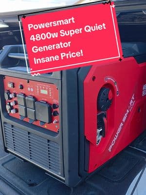 Power up anywhere with the PowerSmart 4800W Super Quiet Generator! ⚡ With ultra-quiet operation, massive 4800W power output, and fuel efficiency, this generator is perfect for camping, RV life, home backup, and job sites. Never worry about blackouts or power on the go—stay fully charged and ready for anything! Click the link below to grab yours and experience next-level portable power! @PowerSmartUSA  #PowerSmartGenerator #SuperQuietGenerator #4800WPower #PortablePower #HomeBackup #RVLife #EmergencyPreparedness #CampingGear #QuietButMighty #TechUpgrade #StayPowered #GeneratorLife #PowerAnywhere #ReliablePower #ViralTechFinds #construction #tradework #contractor #detailing 