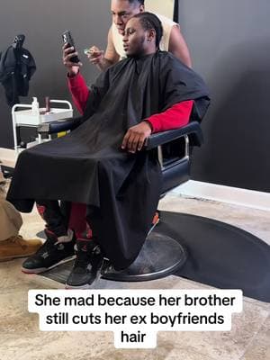 Who’s wrong in the situation? @Viccgotti2  @MajorMal @Ms.CatherineCan   #BarberBetrayal #SiblingDrama #LoyaltyTest #HaircutScandal #BarbershopChronicles #MessyHairMessyDrama #FamilyFirstOrNah #ExBoyfriendProblems #ThisAintRight #BarberBeef #SheBigMad #CuttingUpForReal #DramaInTheChair #YouWrongForThat #HaircutGoneWron