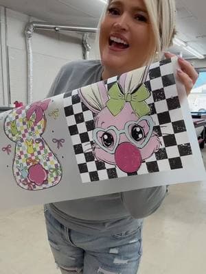 Checkered Easter Gang Sheet #checkered #easter #graphictees #dtfgangsheets #dtftransfers #tshirtbusiness #screenprinting #shirttransfers #classycraftstransfers 