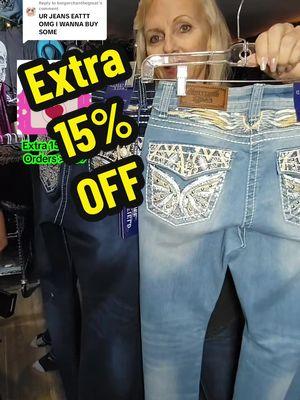 Replying to @burgerchanthegreat These are a Junior Fit Higher Waisted 32" Inseam Flared Bootcut Jean with premium denim Snap-Back Stretch and beautiful rhinestone rivets and embroidery. If you like a looser/comfortable fit please size up. Now available in plus Sizes. #tiktokshoploveatfirstfind #salesmadness #blingjeans #plussizeblingjeans #rhinestonejeans #y2kjeans #mcblingjeans #plussizey2k #vaquerajeans #jaripeojeans #rodeojeans #flareblingjeans #jeansconbrillos #tallasplus #latinaownedbusiness #shoplatinowned #thedivacave 