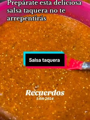 #Recuerdos #salsa #salsaroja #salsaparatacos #salsataquera #Receta #recetadesalsa #fyp