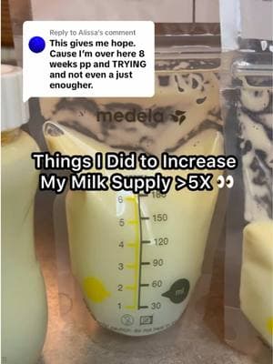 Replying to @Alissa 🌟 Let’s NOT make it complicated 👇🍼🌟 Here’s exactly what I did that worked to increase milk supply from under 10 to over 50 oz a day! 👀🤯 What Worked for Me to Increase Milk Supply: ✅ I got a new pump that worked better for me (stronger & more effective suction pattern) - the one I switched to is babybuddha 🌟🍼 (🔗 in b!0 for more - BELL10 saves $$) 🤩 ✅ Correct flange size. I realized I am in between sizes and got flange cushions to optimize my fit ✅Stuck to a pump schedule: pumping every 2-3 hours for about 20 min each time  ✅ Triple Feeding: I did this for 2 weeks to boost milk supply and “work” on nursing. This did help my milk supply come in with addition of the pump for full milk removal ✅Power Pumping! This mimics a baby cluster feeding and it great to signal to the body to make more milk 🍼 #nursingmom #breastfeedingmom #pumpingschedule #exclusivepumping #increasemilksupply #happypumping #momtips #happypumpingwithhelen #newbornbabytips #firsttimemom