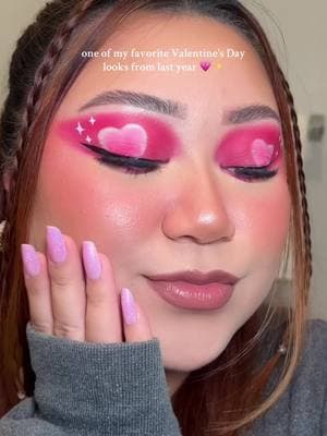 Valentine's Day makeup is my fav 🤭💗✨ #ValentinesDay #valentinesdaymakeup #pinkmakeup #pinkeyeshadow #makeup 