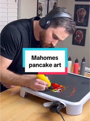 Pat-cake Mahomes 🥞🏈 @Chiefs #patrickmahomes #pancakeart 