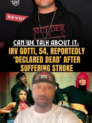 Can We Talk About It: Irv Gotti, 54, Reportedly “Declared Dead” After Suffering Stoke #irvgotti #jarule #ashanti #irv #irvgotti #hiphop #ja #rule #thecorpyshow #news #greenscreen 