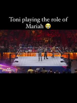 It’s Spot on  #tonistorm #mariahmay #aewdynamite 