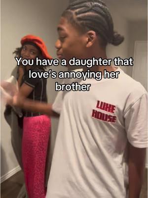 He hates when she starts dancing 😂 #Siblings #brothersister #funnykids #fyp #viral #MomsofTikTok #blowthisup #relatable #babystud #myfiveletsgo  