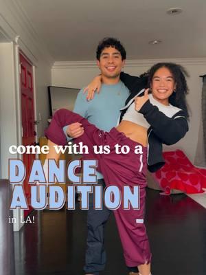 audition day!💃🏽 when your boyfriend can do more flips than you 🙄  a mini vlog of our auditions today 🫶🏽🎞️#professionaldancer #ladancer #prodancer #audition #auditionvlog @Omar Guillen 