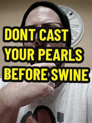 Don't cast your pearls before the swine. #arguments #fools #damned #swine #demons #spirituality #yeshuah #Jesus #truth #debate #bottomless 