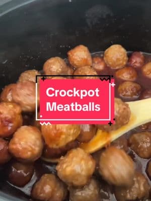 These will be your new go-to Super Bowl snack recipe after you try them once! 🤤  All you need is:   32 oz frozen meatballs  12 oz Chili sauce   16 oz Grape jelly  1/4 cup pineapple juice   1/4 cup brown sugar 1TBS garlic paste   Get full instructions on my site by searching meatballs!  #meatballsrecipe #easyappetizer #crockpotmeatballs #partyfoods #gamedayfoodideas #footballfoods 