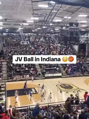 Indiana HS basketball is just DIFFERENT! 😳 @Carter97  #basketball #jv #juniorvarsity #indiana #indianabasketball #highschoolbasketball #highschoolsports #sports #athlete #crowd #packed #fans #highlights 