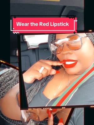 One thing about me I’m going to wear a red lip 💋 Wear it Wednesday My favorite “Hot Mama” by @thelipbar #redlipstick #redlip #redlips #redlipstickchallenge #redlipstickgirl #redlipsticklover #CapCut #fyp #buyblack #stinasstyle #blackwomen #blackwomenoftiktok #blackwoman #blackwomeninluxury #makeuptips 