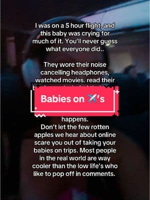 It honestly cracks me up when grown a$$ adults throw tantrums online about kids on planes (on in public in general). Bro, learn to regulate your own emotions before worrying about someone’s child. My faith in humanity is always restored when I travel, and realize most people in real life are actually pretty cool, and understanding. #mom #MomsofTikTok #momlife #momtok #momsover30 #momsbelike #momsoftiktokclub #parents #parentsoftiktok #parentsbelike #travellingwithkids #momproblems #momcontent #momstruggles #parentingstruggles #momsunite #momssupportingmoms #motherhoodunfiltered #motherhoodlife #motherhoodjourney #lifewithkids 