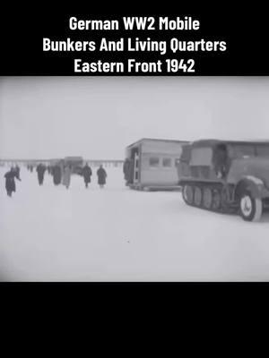 WW2 Mobile Bunkers & Living Quarters #ww2 #ww2history #ww2footage 