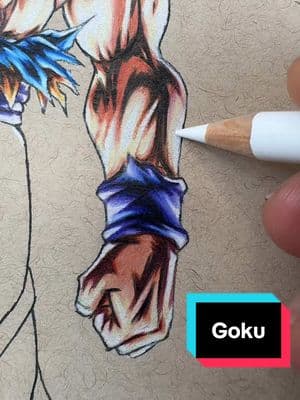 🔸Son Goku ultra instinto ✍️🔥 . . #art3pabloj89 #comocolorear #artistsoftiktok #goku #dragonballsuper #akiratoriyama #drawing #dibujo #Anime #legends #clarooscuro #fabercastellpolychromos #dibujotradicional 