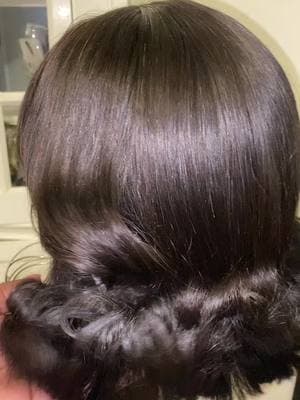 I kept thinking how pretty this #short custom #wig would look with #Flips and #bangs #wiginstall #KeisSheShed #ShebykeiVIRGINHAIR #fyp #wigsbykei #gluelesswigs #hairtok #TOLEDOOHIO #toledohairstylist #cambodian #bundlesonhand #cambodianbundles #filpsaretrending #reversecurls #markikireversecurls #markikiflips #layers #layercut #hairgrowthoil 