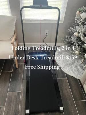 Folding Treadmills, 2 in 1 Under Desk Treadmill $159 Free Shipping #Rengue #FoldingTreadmills #DeskTreadmill #runningmachine #fyp #viralvideo #shopping #TikTokShop 