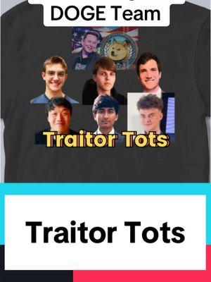 Introducing the DOGE dream team, the “Traitor Tots” #doge #elon #traitortots #ustreasury  #departmentofgovernmentefficiency 