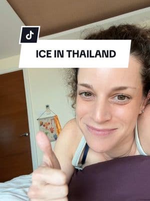 TOP TIP: Don’t avoid ice while you’re in Thailand! 🍉🍓🍊 One of the best things you can do is look out for the hole in the middle of the ice. This means that it is purchased ice using filtered water.   ##travelthailand##liveinthailand##lifeinthailand##thailand🇹🇭