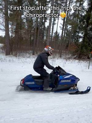 That’s going to hurt😵‍💫😵‍💫😵‍💫 #srx700 #yamaha #snowmobile #greasytriple #700triple #hauckgrowlers 