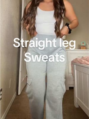 I live in these 😭💗#fyp#straightlegpants#sweats#cargopants#cargosweats#twopack#pants#sweats#spring#springmusthaves#OOTD#fashion#womanpants#highwaisted#momlife#sahm