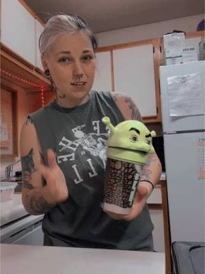 @G FUEL Energy cmon man I was dry heaving over the trash can… what were you even THINKING.  It also took 24 hours & the container bagged up for the smell to go away. That was unbearable.  #lgbtq #tattoos #leathernlacecase #gfuel #shrek 