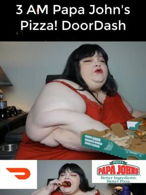 3 AM Papa John's Pizza! DoorDash - Date Eat With Me Mukbang (Part 3) #HungryFatchick #trending #cooking #Recipe #eating #mukbang #asmrsounds #mukprank #fyp #foryou #seafood