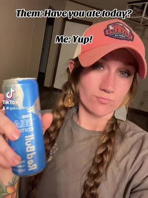 Caffeine&Nicotine😋 #redbull #haveyou #caffine #givesyouwings #fyp #bluecollarwomen 