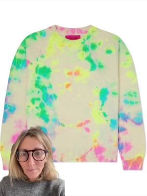 Tie Dye a cashmere sweater with me! . #DIY #diytiedye #stylesharer #effortlesseverydaystyle #fyp #springtok #styleover50 #midlifestyle #whatareyouwearingtoday 