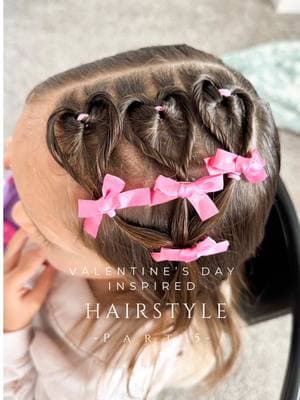 Valentine’s Day inspired hairstyle! PART 15! #cutehairstyles #easyhairstyles #hairstyles #valentinesdayhair #valentinesdayhairstyles #hairinspiration #trendinghairstyles #hearthair #toddlerhair #toddlerhairstyles #hairtutorial 