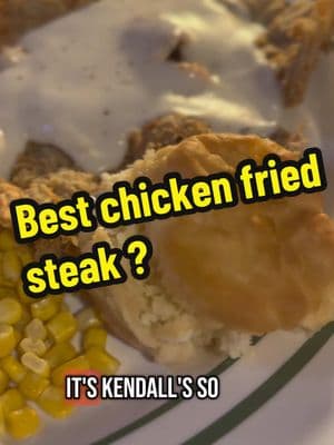 #CapCut It’s been a long road riddled sickness , more sickness and holidays but we’ve finally made it to the finals of the Only In Ok Show : Chicken Fried Steak Tournament of Champs.  First up. An Oklahoma Chicken FRYCON… Kendall’s 📍 100 S. 3rd - Noble, Ok 73068 #oklahoma  #405 #travelok #discoveroklahoma #okla #nobleoklahoma #comfortfood #chickenfried #bestof 