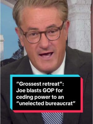 On Wednesday, Speaker Mike Johnson was pressed on Capitol Hill about Elon Musk and DOGE taking control of the country’s finances. #MorningJoe’s Joe Scarborough reacts to Johnson’s defense, calling out House Republicans for handing over the power to “an unelected bureaucrat”: “When they let an unelected bureaucrat shut down an entire agency because he doesn’t like it... that’s one of the grossest retreats, one of the one of the most outrageous retreats from Article 1 power that I’ve seen in Washington in a very long time.” #elonmusk #article1 #gop #politics #joescarborough #MSNBC 