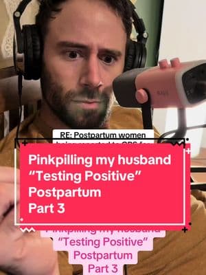 Pinkpilling my husband “Testing Positive”  Postpartum Part 3 #postpartum #postpartumjourney #postpartumbody #pregnancy #delivery #cps #dcfs #podcast #applepodcast #spotifypodcast #pinkpill #pinkpillrx #pinkpilled #womenshealthcare #womenshealth #womenshealthmatters #csections #childbirth #feminism #painmanagement @jeppers128 