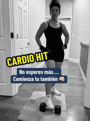 CRADIO HIT CARDIO ALTA INTENSIDAD 🥵 #ennyrecetassaludables #ennyejercicios #hasejercicio #cardiohit #cardio #cardioworkout 