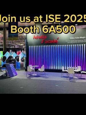 ISE 2025, chat with us at booth 6A500#ISE #mediafacade#ledfacade#ledscreen