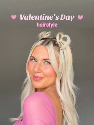 Valentine’s Day hairstyle idea 🤭💕 I do this hairstyle every year & I’m obsessed it’s so cuteeee 🥹🎀 #taylorxhairstyles #Valentinesdayhairstyle #ValentinesDay #hairtutorial #hairstyle #easyhairstyles 